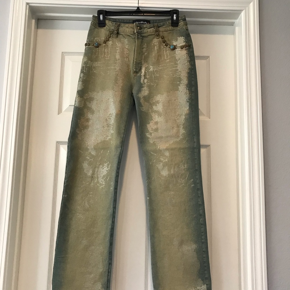 Embelished Jeans by BrazilRoxXX